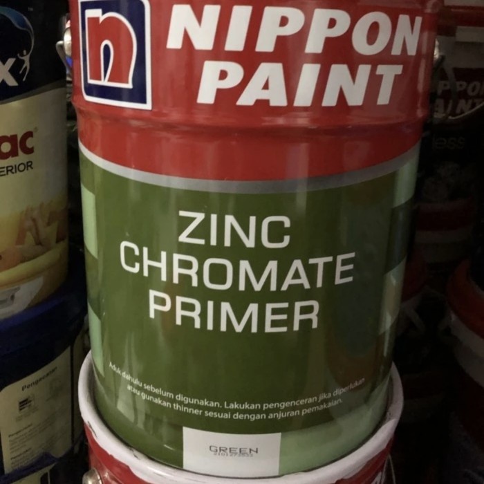 Jual Cat Zinc Chromate Cromate Nippon Meni Pail 20 kg liter 20kg