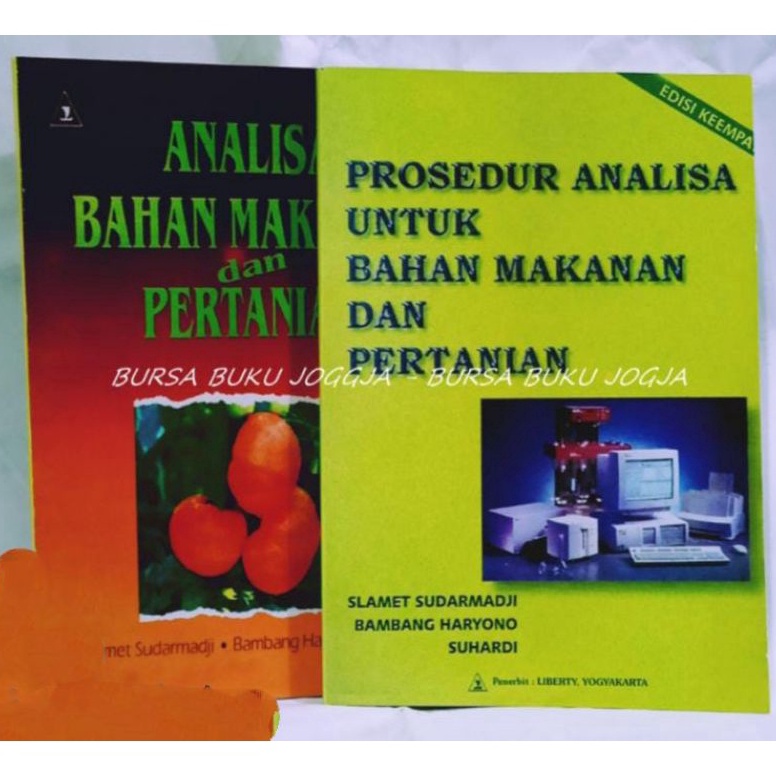 Jual Import Terbaik Paket Buku Analisa Bahan Makan Dan Pertanian ...