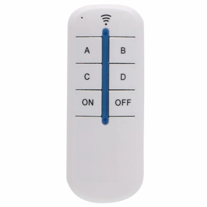 Jual 4 CHANNEL WIRELESS ON/OFF LAMP REMOTE CONTROL SWITCH RECEIVER ...