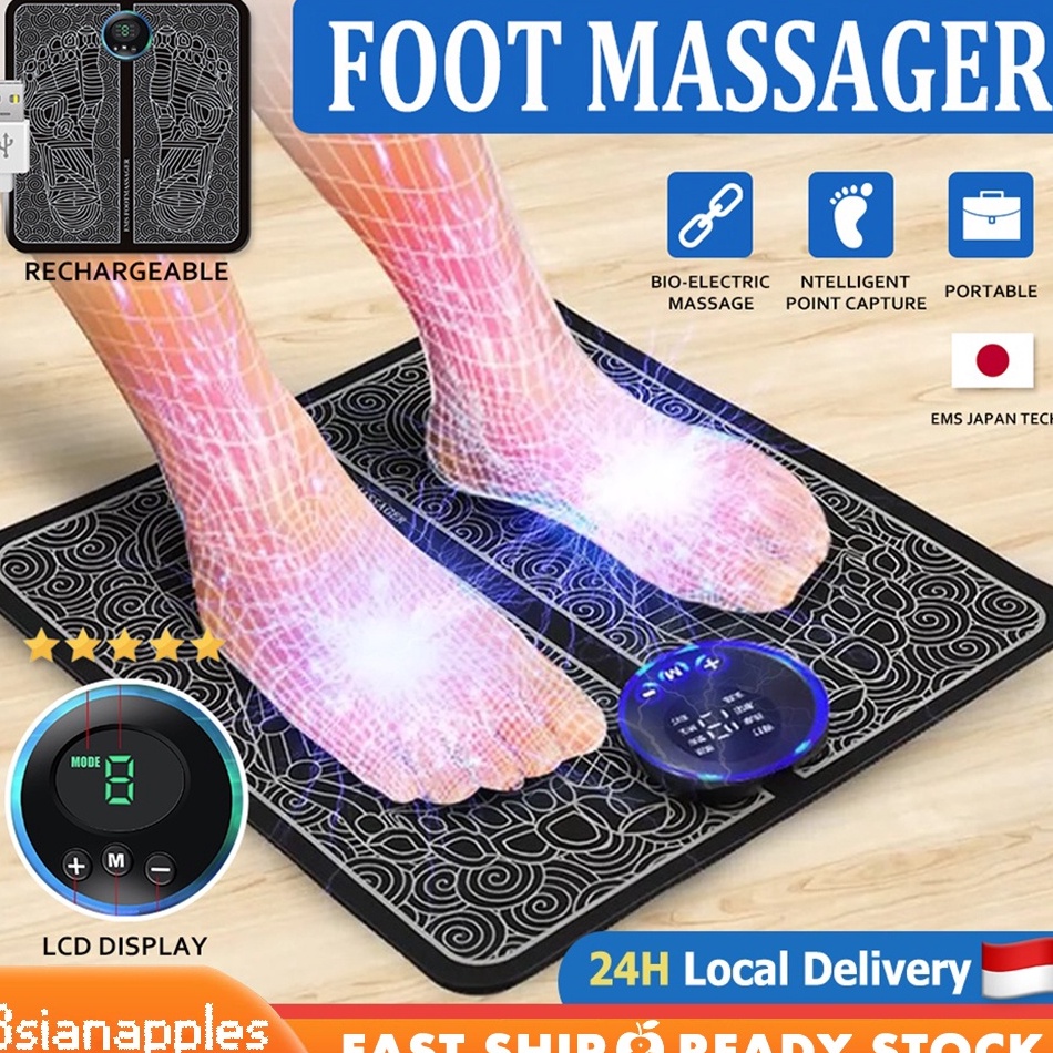 Jual Terbaik Japan Foot Massage Mat / EMS Pijat Kaki EMS Pad Mat / Akupunktur Pengisian