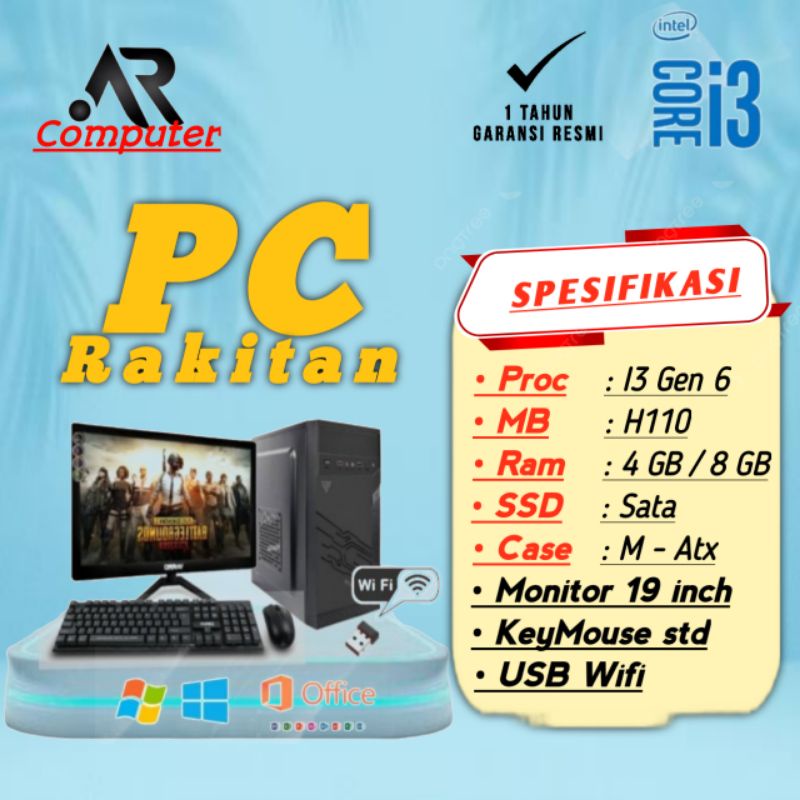 Jual Komputer Pc Rakitan Core I Shopee Indonesia