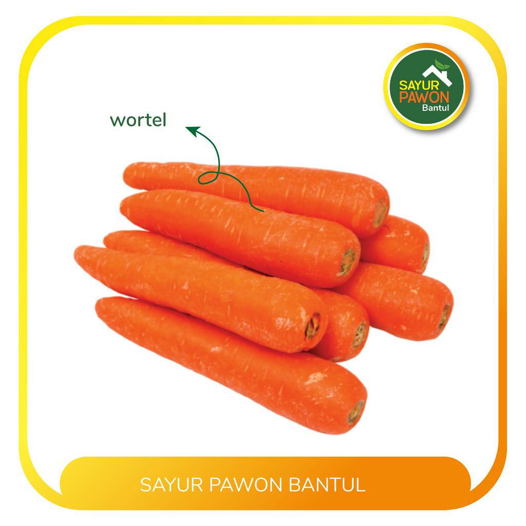 Jual Wortel Per 250 Gram Sayur Pawon Jogja Shopee Indonesia