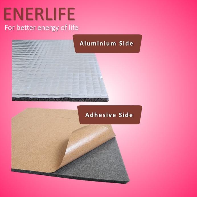 Jual BARU! Peredam Panas Aluminium Xpe Foam Busa + Lem Enerlife Tebal ...