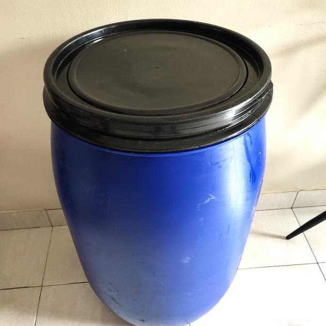 Jual New Drum Biru Gentong Air Tong Sampah Drum Plastik L Pengiriman