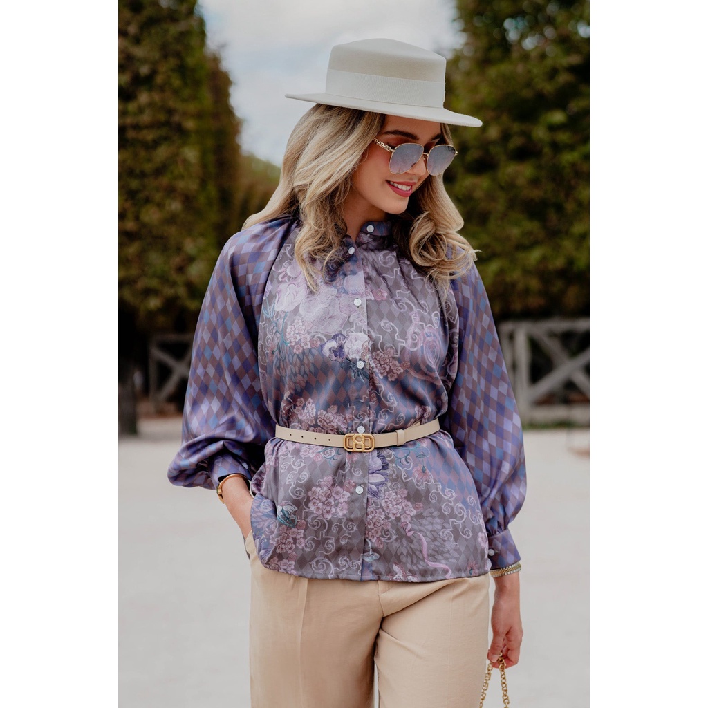 The Wonderland Pleated Shirt - Coco main image 0