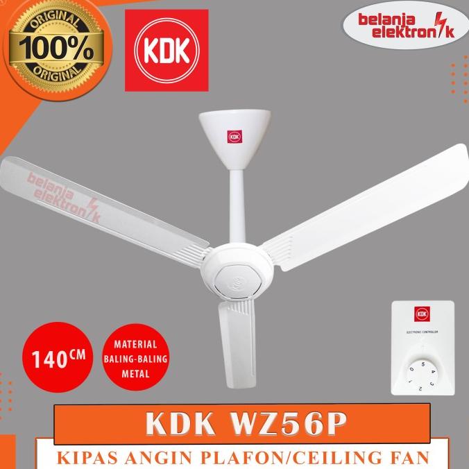 Jual PROMO KIPAS ANGIN GANTUNG BALING-BALING PLAFON KDK CEILING FAN ...