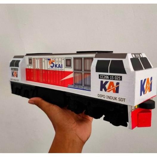 Jual Promo Lokomotif Kereta Api Cc206 Livery 2014 Miniatur Kereta