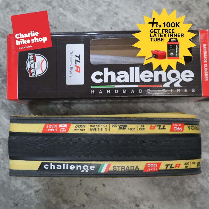 Jual Promo Ban Luar Road Challenge Strada Pro Handmade Tubeless Ready ...