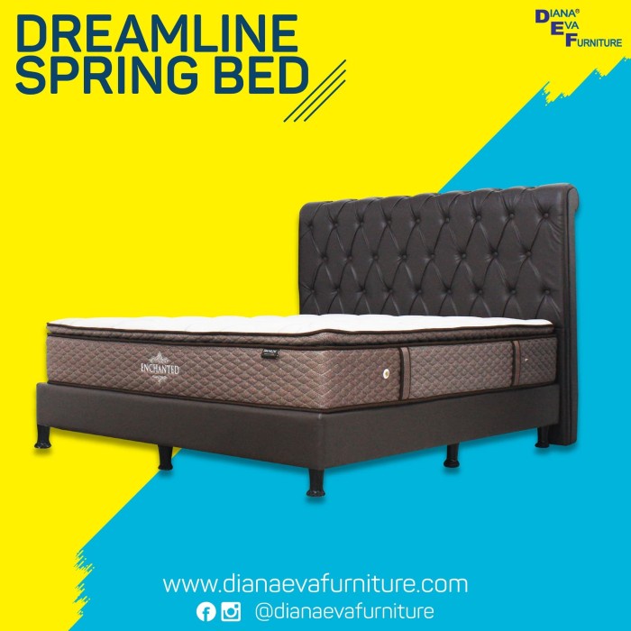 Jual Dreamline Spring Bed Enchanted ( Kasur Only ) Shopee Indonesia