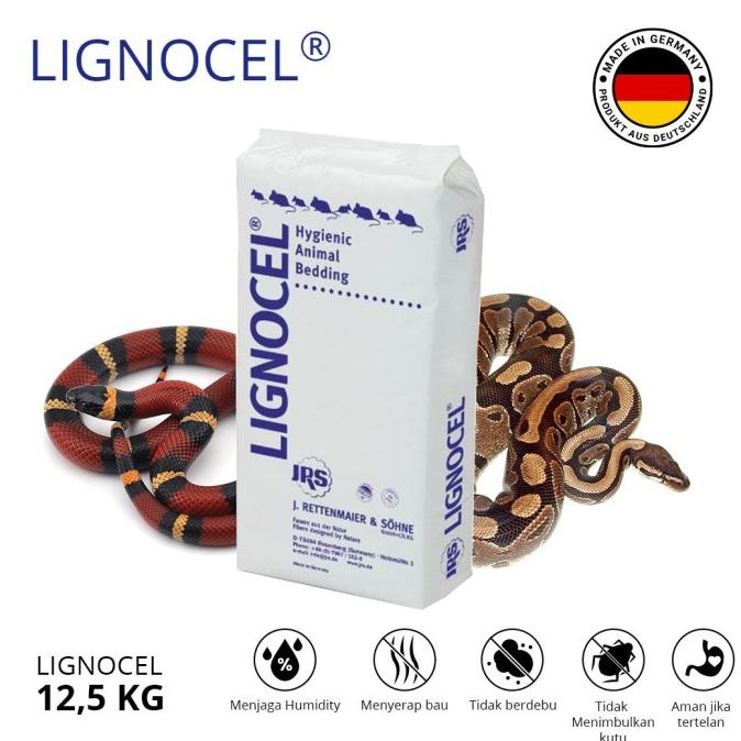 Jual Lignocel Snake Bedding 12,5 kg Serbuk Kayu Bedding Ular Substrate