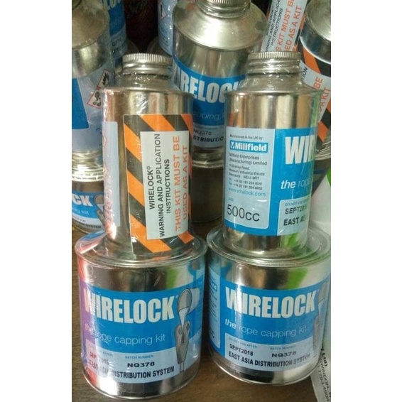 Jual Wire lock socket compound crosby W416-7,lem resin kawat seling ...