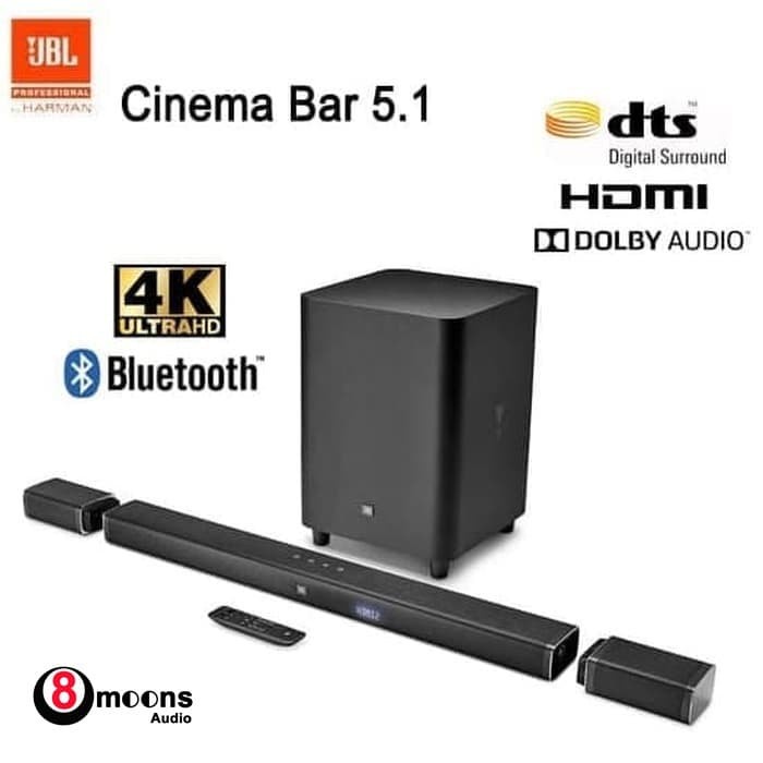 Jual Sale!! Jbl Cinema Bar 5.1 5.1 4K Ultra Hd Soundbar Speaker System