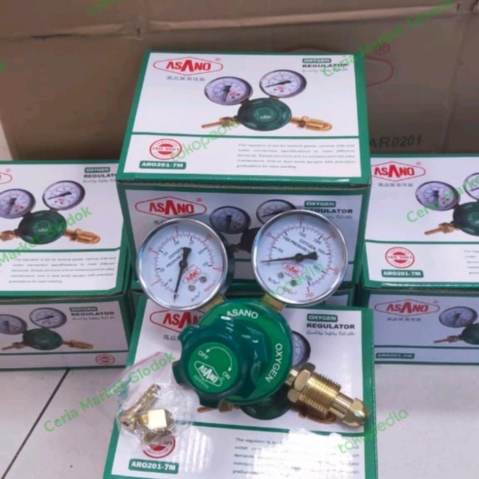 Jual Regulator Las Tabung Oxygen Asano Meteran Regulator Asano Oksigen Shopee Indonesia 