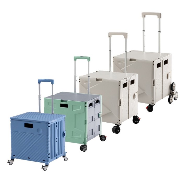 Jual Mitsell Troli Box Keranjang Belanja Koper Lipat Portable Folding ...