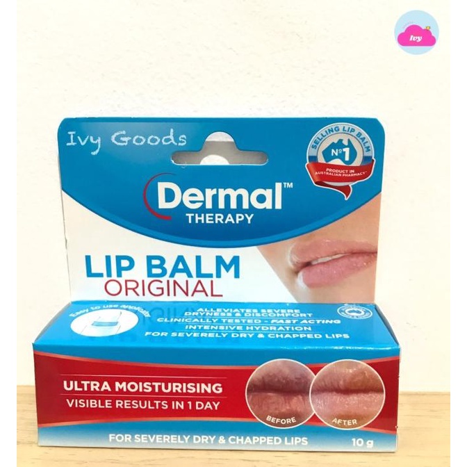 Jual DERMAL THERAPY Lip Balm 10g Shopee Indonesia
