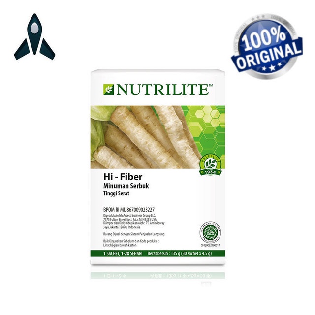 Jual Amway Nutrilite Hi Fiber Powder Original ready Shopee Indonesia