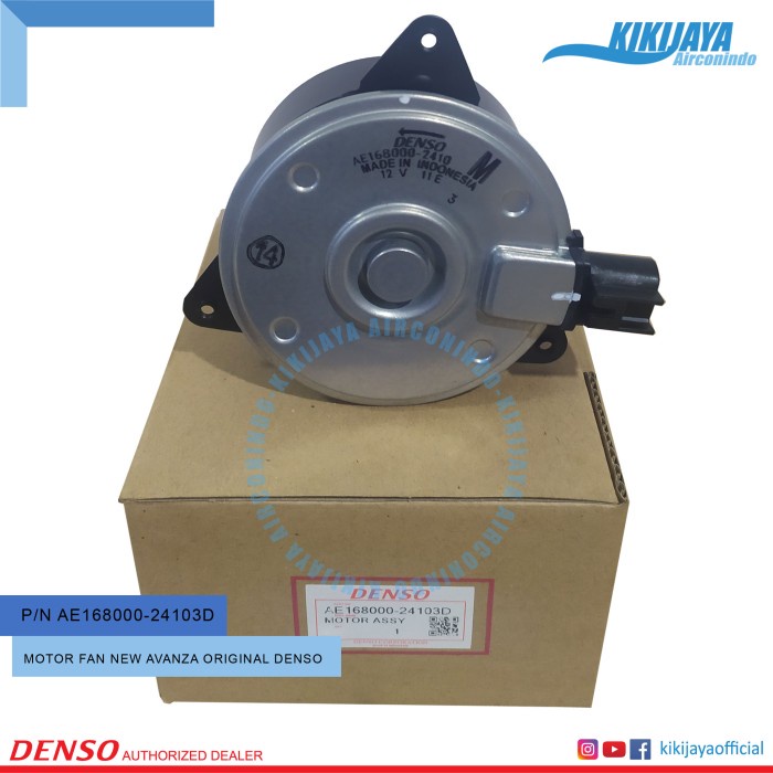Jual Cod - Motor Fan All New Avanza Original Denso 168000-2410 Kode 047 ...