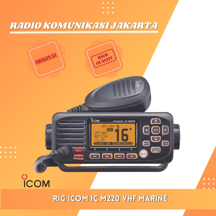Jual Original Ori Radio Rig Vhf Marine Icom Ic M220 Icm220 Pengganti ...