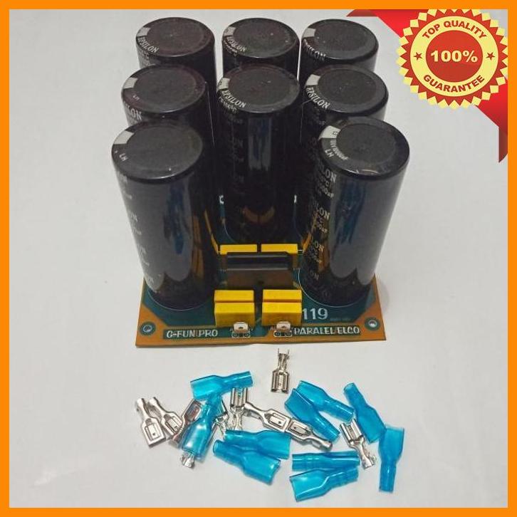 Jual (ECA) KIT PSU 8 ELCO EPSILON 10000UF 100V ORIGINAL PLUS SKUN