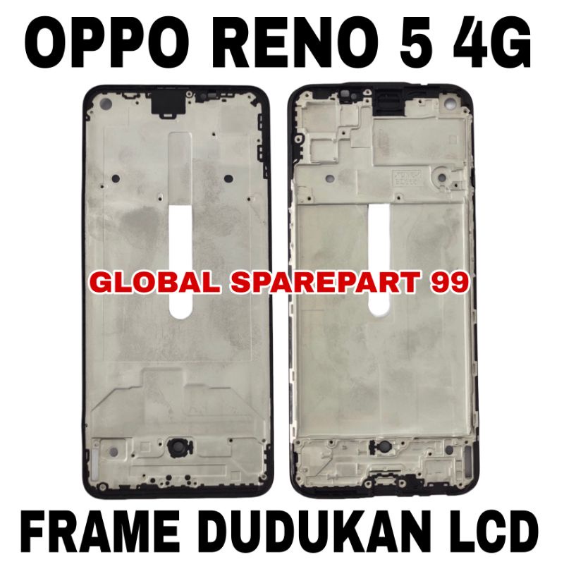 Jual FRAME / BEZEL / TULANG TENGAH TATAKAN LCD OPPO RENO 5 4G ORIGINAL ...