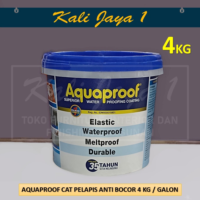 Jual Masih Ready Aquaproof Cat Pelapis Anti Bocor 4 Kg Galon Warna Hijau Daun 092 Shopee 7598