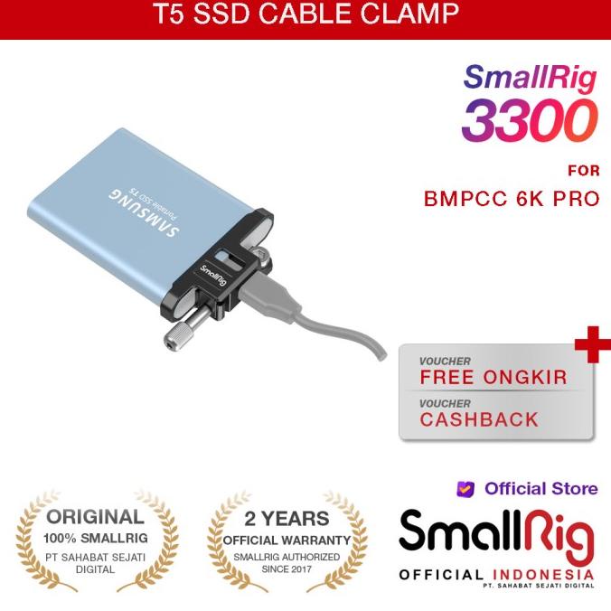 Jual Best Sales Smallrig T5 Ssd Cable Clamp For Bmpcc 6K Pro 3300 ...