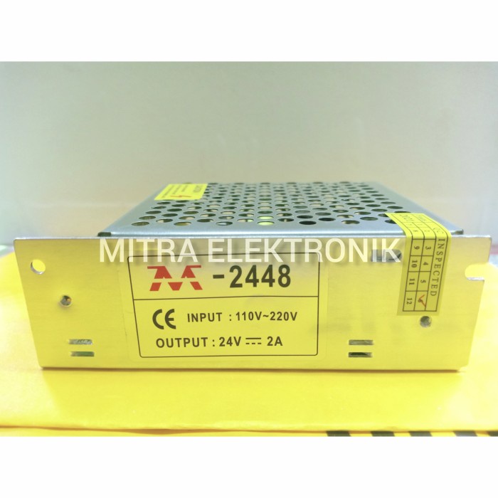 Jual Power Supply Jaring 2A 24V M/ Adaptor Lampu 2 Ampere 24 Volt ...