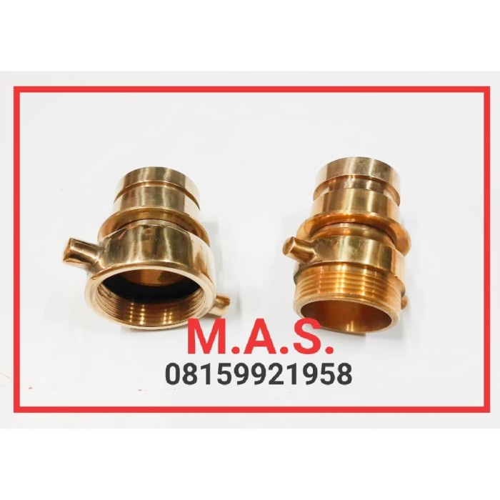 Jual ADAPTOR MACHINO LAKI DRAT DALAM LUAR 1,5 IN COUPLING PEMADAM 11/2 ...