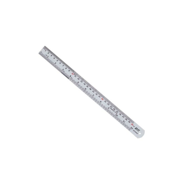 Jual Promo Shinwa Stainless Steel Ruler H-402I 3000 Mm X 118