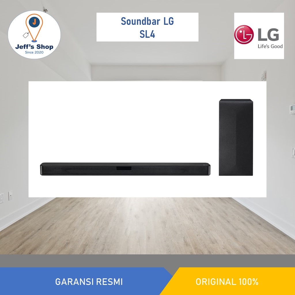 Jual Soundbar LG SL4 Carbon Woofer Streaming Bluetooth TV Sound Sync