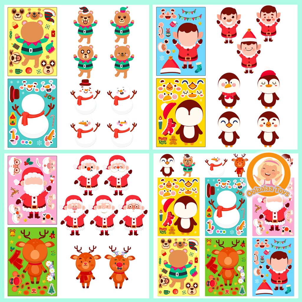 Jual Sticker tema Natal dan Paskah / Xmas and Easter theme Stickers ...