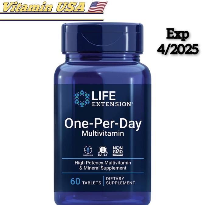 Jual Life Extension One Per Day Multivitamin 60 Tablets Best | Shopee ...