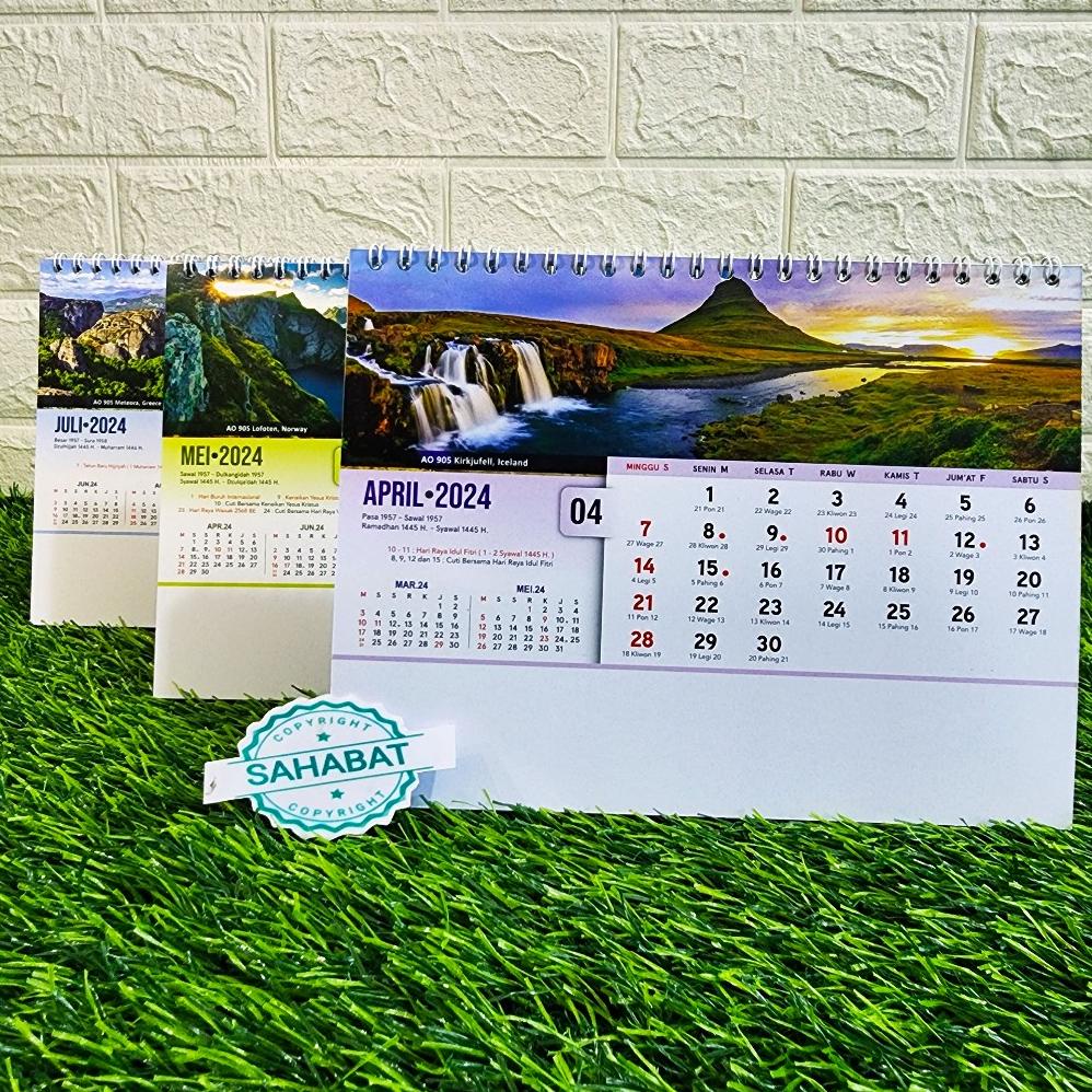 Jual KALENDER MEJA / KALENDER DUDUK TAHUN 2024 MOTIF Terlaris | Shopee ...