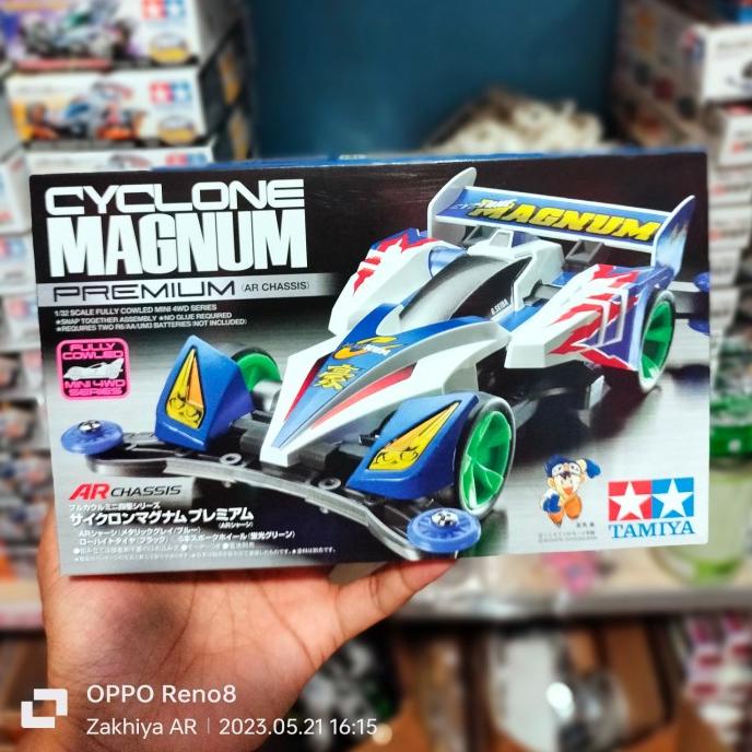 Tamiya 19440 Cyclone Magnum Prem (AR Chassis) - Serie Mini 4WD Fully Cowled - Scala 1/32 - Foto 2