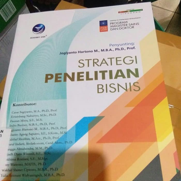 Jual STRATEGI PENELITIAN BISNIS - JOGIYANTO HARTONO M | Shopee Indonesia