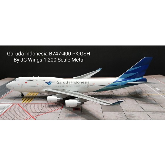 JC wings Garuda Indonesia for BOEING B747-400 PK-GSH 1/200