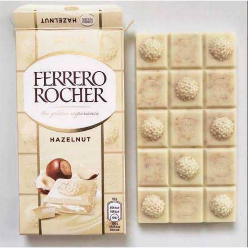 Jual FERRERO ROCHER Chocolate Bar Tablet 90 Gram Best Seller Shopee