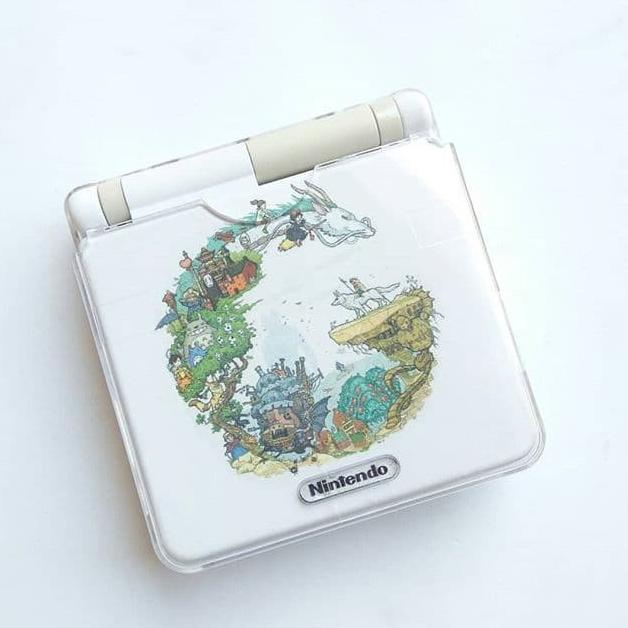 Jual Nintendo gameboy advance sp 001 custom Studio Ghibli gba sp ...