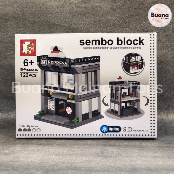 Jual BRICKS SEMBO BLOCK 6512 BANGUNGAN MUSEUM MINIATUR SKALA BANGUNAN ...