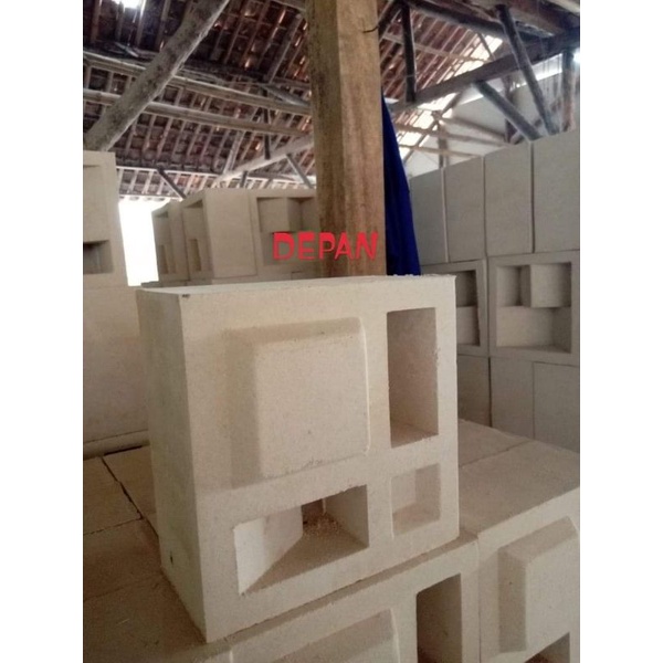 Jual roster beton minimalis modern terbaru model kotak jedol putih ...