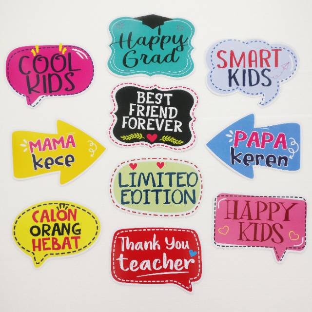 Jual Graduation Wisuda Tk Sd Fun Props Photobooth Aksess Foto Dekorasi
