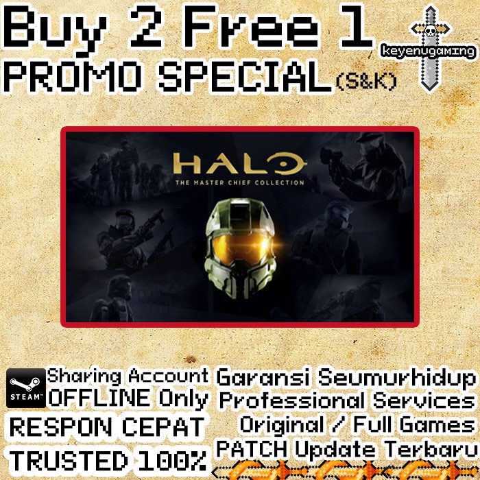 Jual Halo The Master Chief Collection PC FULL DLC - Buy 2 Get 1 GAME ...