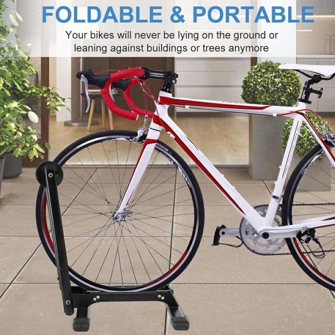 Jual Paddock Portable Stand Parkir Sepeda Foldable Bicycle Racks Floor ...