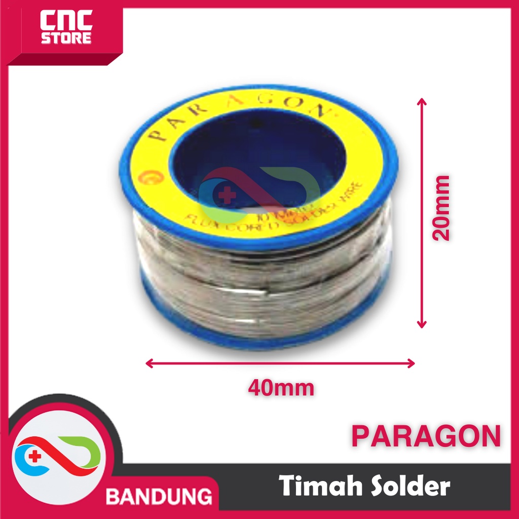 Jual TIMAH SOLDER ROLL KECIL PARAGON DIAMETER 0.8 PARAGON 1 ROLL 10 ...