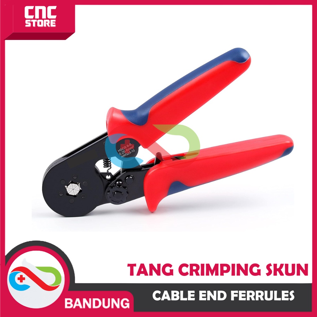 Jual TANG CRIMPING SKUN HSC8 6-6 AWG 23-10 CABLE END FERRULES | Shopee ...