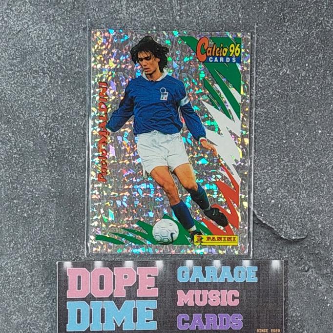 1998 PANINI WORLD Cup FRANCE 98 PAOLO MALDINI Italy #92 black back