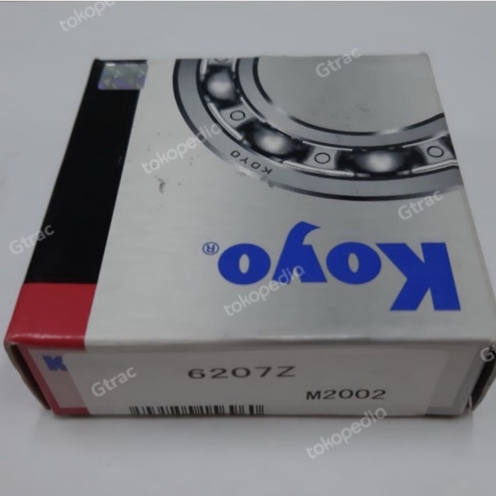 Jual Promo Bearing 6207 Z Koyo Japan 6207Z ( Tutup Besi Sebelah ...