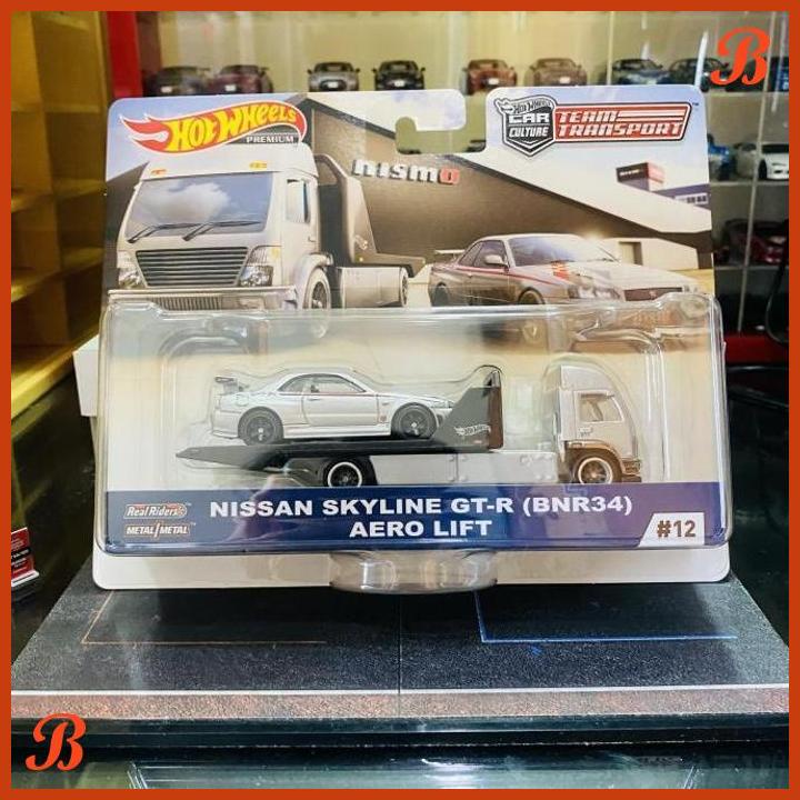 Jual Hotwheels Team Transport Nissan Skyline R34 Aero Lift Varian Set Mai Shopee Indonesia 1707