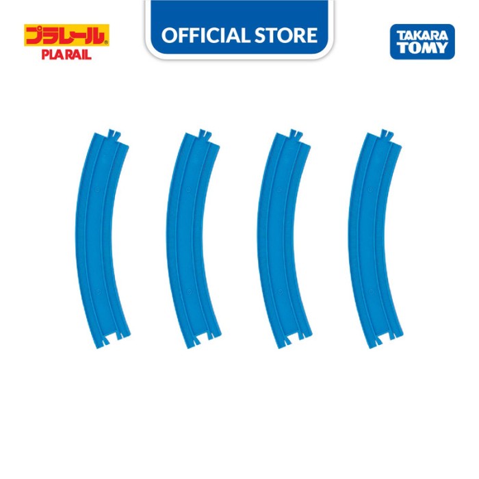 Jual Plarail Parts R-09 Curved Rail - Double Track Large Curve (4's ...