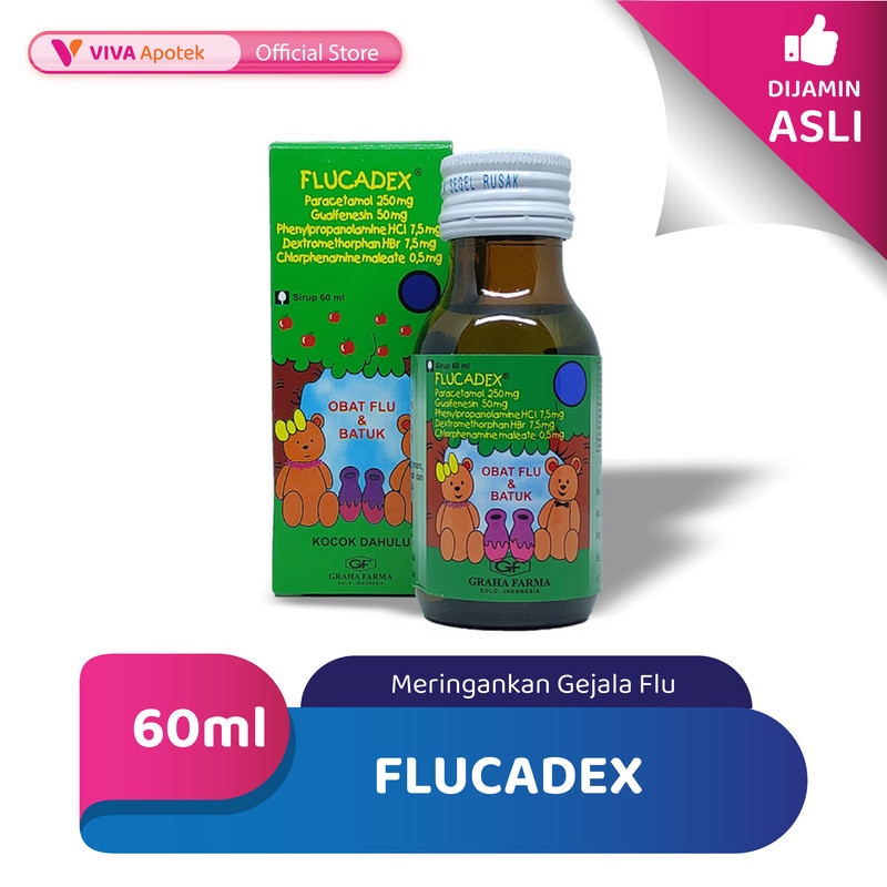 Jual Flucadex untuk Meringankan Gejala Flu (60 ml) | Shopee Indonesia